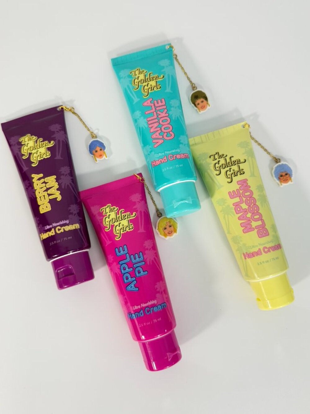Golden Girls Collectors Hand Cream Set of 4 Character Charms NEW Sealed Gift